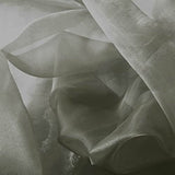 1 Yard Sparkle Crystal Sheer Organza Fabric, 60? Wide Shiny 100% Polyester Fabric for Fashion, Crafts, Decorations