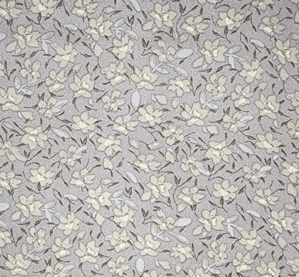 1 Yard Gray Chiffon Apparel Fabric, Lightweight Sheer Polyester, 58/60" Width