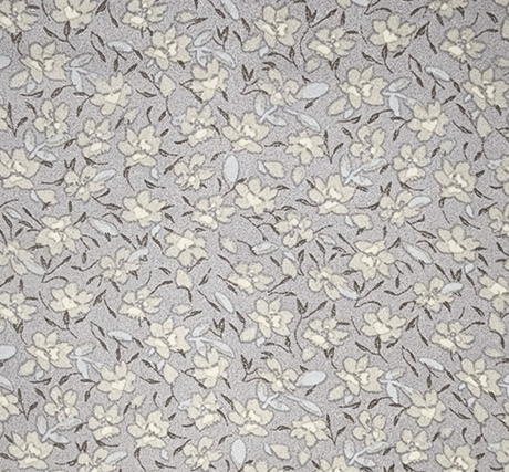 1 Yard Gray Chiffon Apparel Fabric, Lightweight Sheer Polyester, 58/60" Width
