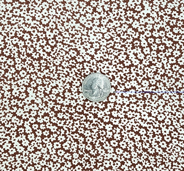 1 Yard Rust Crepe Chiffon Fabric, Lightweight Sheer Apparel Fabric, 57/58" Width