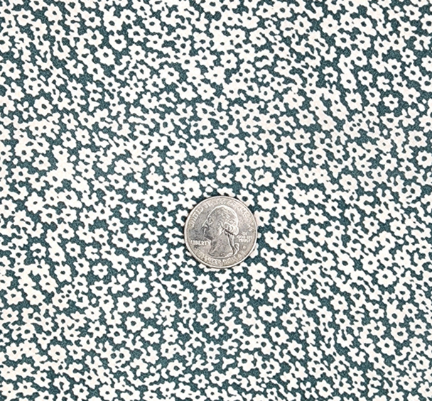 1 Yard Teal Crepe Chiffon Fabric 57/58" Wide, Lightweight Sheer Apparel Material