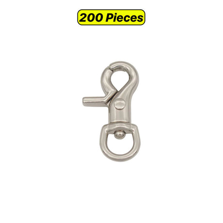 Solid Brass Swivel Snap Hook for Bag Straps & Crafts