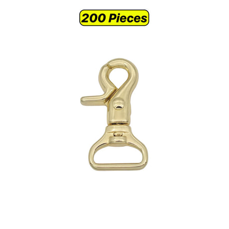 Solid Brass Swivel Snap Hook for Bag Straps & Crafts