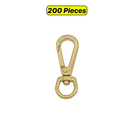 Solid Brass Swivel Snap Hook for Bag Straps & Crafts