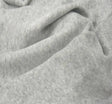 CVC Velour Cotton Polyester Fabric - Solid Heather Gray, 58/60" Width (1 Yard)