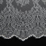 1 Yard Luxurious Chantilly Lace Fabric with Lavish Floral Pattern 54" Wide