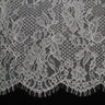 1 Yard Chantilly Lace Fabric Embroidered with Cord and Exquisite Floral Pattern, 56" Wide