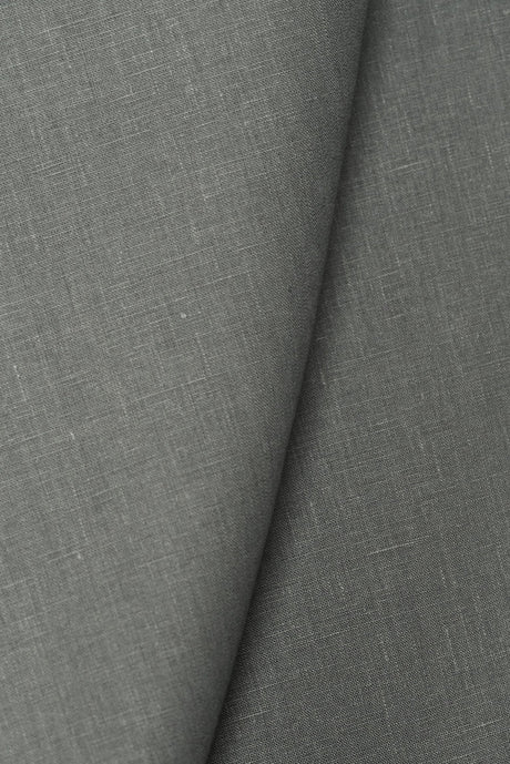 1 Yard Pure Linen Fabric Charcoal Midweight Solid 7.5 oz 58 Inches Wide
