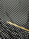 1 Yard One-Inch Polka Dot Charmeuse Satin Fabric for Apparel & Crafts 58/60" Width