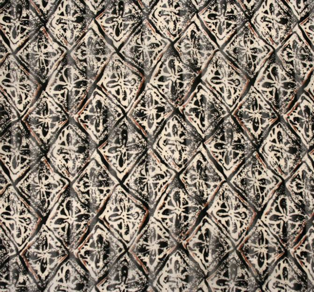 1 Yard Ivory Black Shadow Stripe Chiffon Fabric 58/60" Wide Lightweight Sheer Polyester for Fashion & Apparel