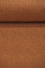 1 Yard Solid Cinammon Pure Linen Canvas Fabric 10.5 oz Softened 58 Inches Wide
