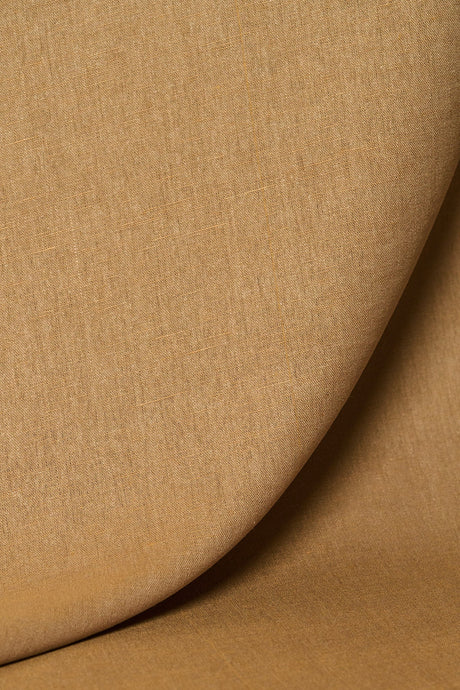 1 Yard Clay Linen Silk Blend Fabric Soft Flat Finish Midweight Woven 54" Width