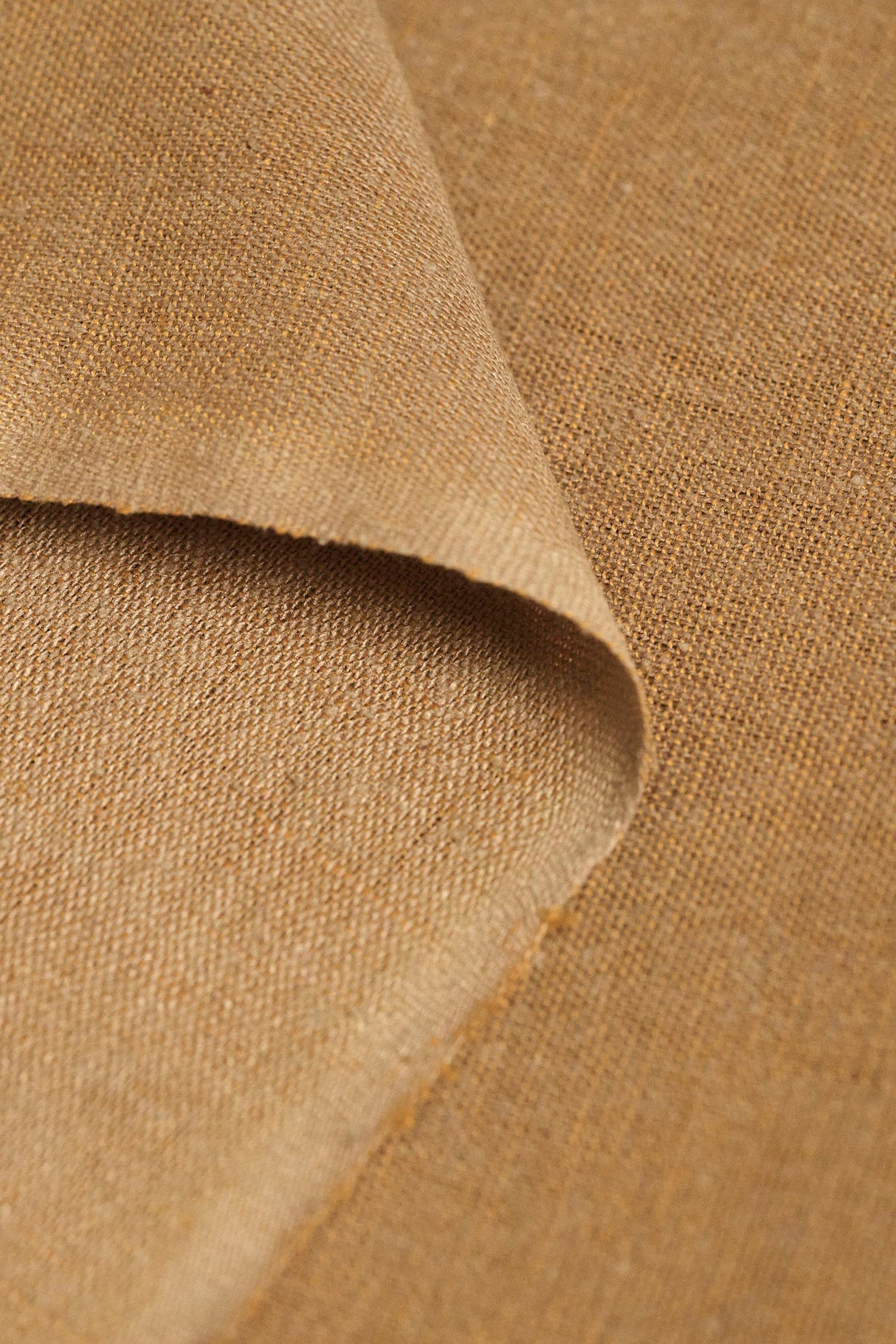 1 Yard Clay Linen Silk Blend Fabric Soft Flat Finish Midweight Woven 54" Width