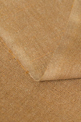 1 Yard Clay Linen Silk Blend Fabric Soft Flat Finish Midweight Woven 54" Width