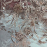 Beaded 3D Floral Lace Fabric with Rhinestones – 51" Wide Embroidered Bridal & Evening Dress Lace