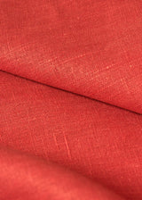 1 Yard Pure Linen Fabric Coral Midweight Solid 7.5 oz 58 Inches Wide