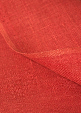 1 Yard Pure Linen Fabric Coral Midweight Solid 7.5 oz 58 Inches Wide