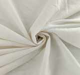 1 Yard Cotton Lawn Solid Cream Fabric Lightweight Soft 57/58" Width Apparel Sewing