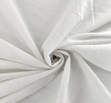1 Yard Cotton Lawn Solid White Fabric Lightweight Soft 57/58" Width Apparel Sewing