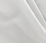 1 Yard Cotton Lawn Solid White Fabric Lightweight Soft 57/58" Width Apparel Sewing