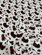 1 Yard Cow Print Poly Cotton Fabric Durable Lightweight Apparel Material width