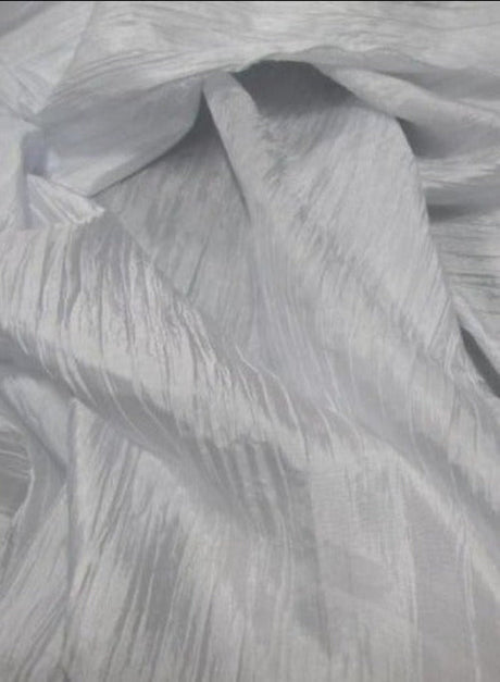 1 Yard Elegant Crease Crushed Taffeta Fabric for Event Decor 54" Width