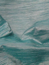 1 Yard Crease Crushed Taffeta Fabric 54 Inches Wide Accordion Texture for Event Décor