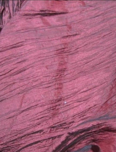 1 Yard Crease Crushed Taffeta Fabric 54 Inches Wide Accordion Texture for Event Décor