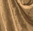 Crushed Panne Velour 100 Percent Polyester Fabric - Camel, 58/60" Width
