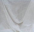Stretch Velvet Crushed Polyester Spandex Fabric - Optic White, Crushed, 58/60" Width