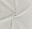 Crushed Panne Velour Polyester Fabric - Ivory, 58/60" Width (1 Yard)