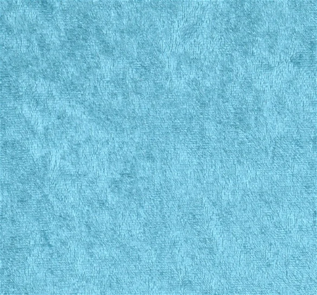 Crushed Panne Velour Polyester Fabric - Turquoise Crushed Finish, 58/60" Width