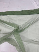 1 Yard Crinkle Barbie Organza Fabric Two Tone Sheer Polyester for Decor Events & Crafts