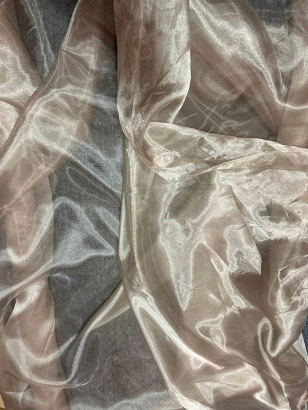 1 Yard Sheer Organza Fabric Crisp Lightweight Elegant Material for Decor Fashion Crafts