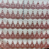 1 Yard 55" Wide Glitter Mesh Fabric Lace Elegant Polyester for Quinceanera & Formal Wear