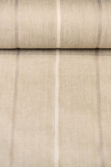 1 Yard Linen Novelty Herringbone Yarn Dyed Stripe Fabric 2 Tone Sage Ivory Color 54" Width