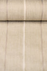1 Yard Elegant Flax Herringbone Stripe Linen Natural Apparel Fabric 54" Width