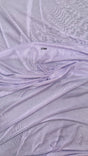 Power Mesh Lilac Nylon Spandex Fabric - Lilac Sheer Mesh, 60" Width (1 Yard)