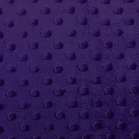 1 Yard Minky Dimple Dot Faux Fur Fabric, 60″ Wide 100% Polyester