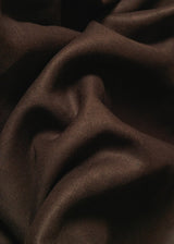 1 Yard Dark Chocolate Pure Linen Fabric, Stone Washed 5.5 oz Midweight 54 Inches