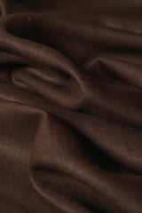1 Yard Dark Chocolate Pure Linen Fabric, Stone Washed 5.5 oz Midweight 54 Inches