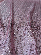 1 Yard Sequin Taffeta Fabric Sparkle Event Backdrop Costume Material 50/54 Inches Wide