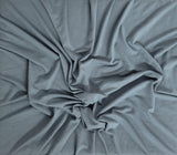 1 Yard Dusty Gray Bamboo Spandex Jersey Knit Fabric with 4 Way Stretch 64 Inch Wide