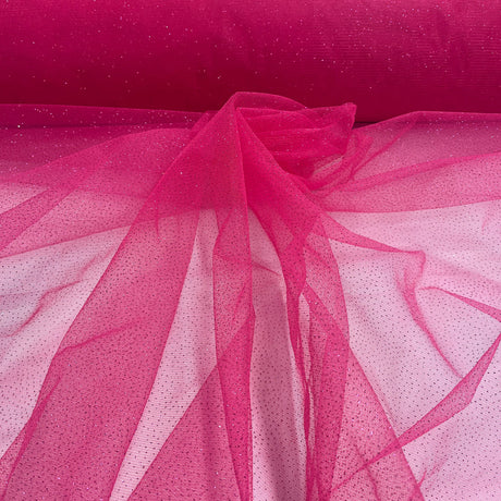 1 Yard 60" Wide Glitter Mesh Fabric Perfect for Bridal, Quinceanera & Dance Costumes