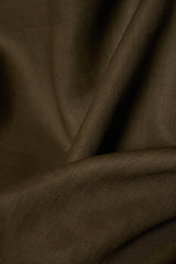 1 Yard Earth Tone Pure Linen Fabric Stone Washed Midweight 54 Inches Wide