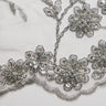 1 Yard 50/52" Wide 100% Polyester Embroidered Beaded & Sequined Lace Fabric