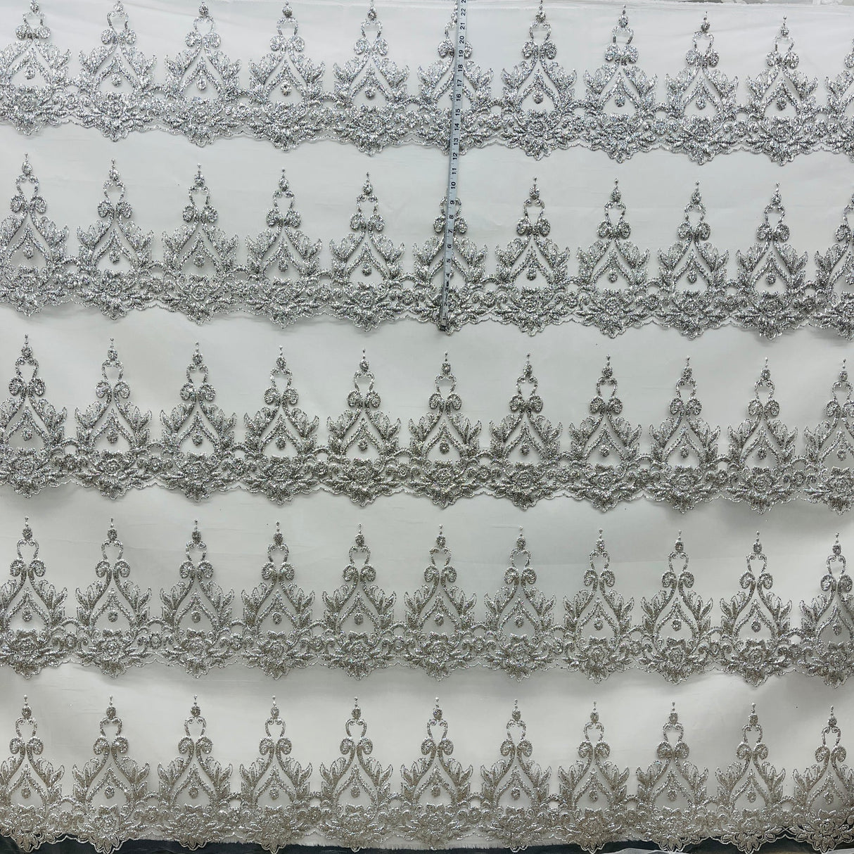 1 Yard Glitter Mesh Fabric | 55" Wide | Sparkling Mesh for Gowns, Costumes & Event Décor