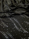 Polyester Knit Jersey Fabric - 3Mm Silver Hologram Circle, Light Weight, 58"-60" Wide