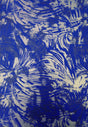 Abstract Splash Big Pattern 3 Tone Matte Silver Gray Foil Nylon Spandex Fabric - Royal, Purple, Hot Pink, Black, White, Red, Abstract Pattern, 58"-60" Width