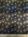 Silver iridescent spiderweb nylon spandex fabric, 58-60 inch wide material for costumes and sewing projects
